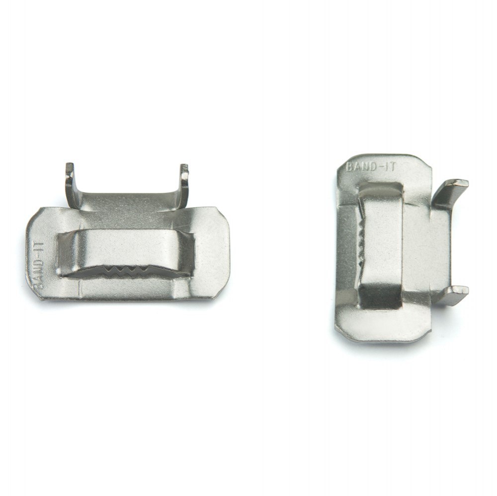 Band-IT 316 Stainless Steel Ear-Lokt Buckles - 1/4&#34;